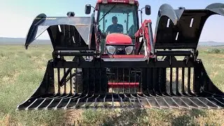 Stinger Attachments ROG Rock bucket with grapple review and demonstration