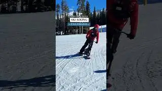Ski Biking in Winter Park #explorecolorado #colorfulcolorado