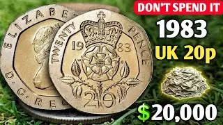 1983 UK Elizabeth II 20p 