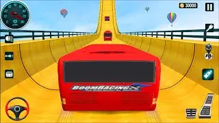 Ramp Bus Stunt Game - Bus Driving Simulator 3d - Android Gameplay