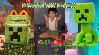 Minecraft x Mcdo Happy Meal | Matty's Toy Review | #Minecraft #viralvideo