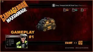 Carmageddon: Max Damage @  Police Car: CU:NT @ Gameplay FHD 60FPS #1