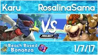Fish n Blips 3 Project M: Winners Finals: RosalinaSama (Bowser) vs Karu (Falco)
