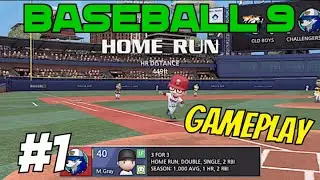 Baseball 9 Beginning Gameplay Walkthrough Mobile Game iOS Android Part 1