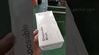 Box mask L bar automatic film wrapping sealing packaging machine L type wrapper shrinking sealer