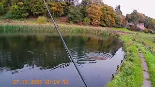 Big Fish at Danebridge and Ralph jumping in after it.