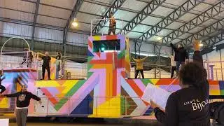 Queen's Platinum Jubilee Parade Rehearsals - Part7  #circus  #acrobatics  #trampoline  #trampwall