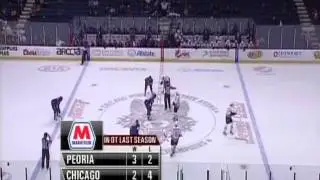 Chicago Wolves vs Peoria Rivermen, 10/17/12
