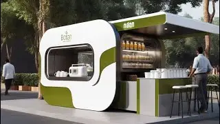 Coffee Bar Ideas | Tea Stall Ideas | Futuristic Pods | Modular Cafe