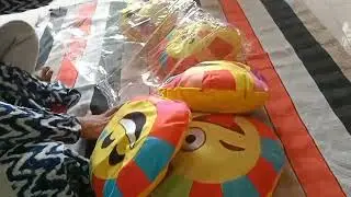 beautiful pillow set from meesho 498 only emoji pillow home decor ideas #meesho #like #subscribe