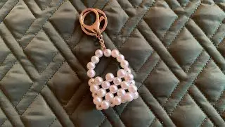 DIY Mini Pearl Bag Keychain / Easy & Cute Craft Tutorial