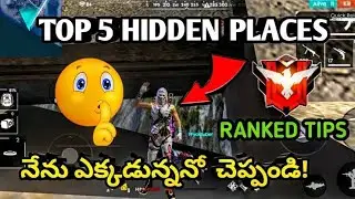 Top 10 secret location by launchpad - garena free fire -best Free fire hidden place in Bermuda map