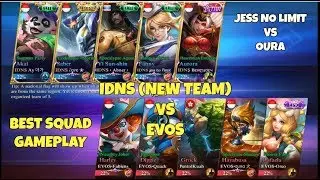 IDNS vs EVOS [BEST SQUAD GAMEPLAY] Mobile Legends Indonesia