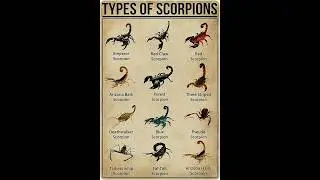 Types Of Scorpion Arizona Bark Scorpion Part 01🦂#types #scorpion #kalajengking