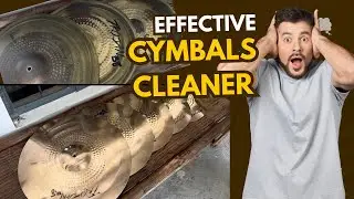Effective Cymbals Cleaner #diy #cleaner #cymbals #drums #fyp #viral 