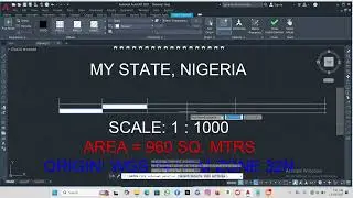 Autocad for Surveyors - Episode 3: Adding Labels, frame and scale 