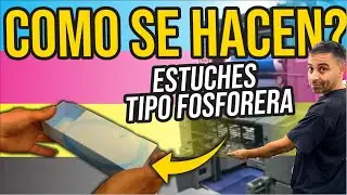 Caja fosforera 👉Impresion offset - Estuches a 2 colores #offset #offsetpress #custom_printing