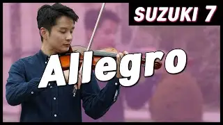 Suzuki Violin School Vol.7 Allegro - A. Corelli