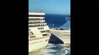 Most dangerous Big ships accident | Cruise ship loses control and collide 