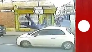 DISTURBING: Shocking hit-and-run caught on CCTV
