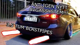 3.5 TUM BLASTPIPES P&Aring; MAZDA6'an, &Auml;NTLIGEN!!!!