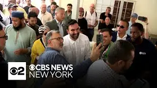 Zohran Mamdani serves meals at Islamic center in Puerto Rico