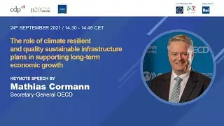 #D20LTIC | The role of climate resilient and quality sustainable infrastructure - Mathias Cormann