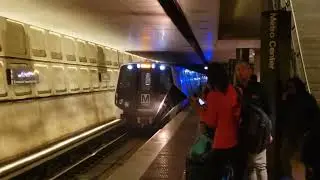 MY FIRST ASHBURN TRAIN AT METRO CENTER
