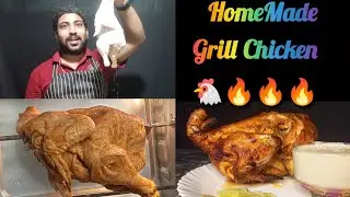How To Make Grill Chicken In OTG Recipe In Tamil|கிரில் சிக்கன் Recipe 🐔🐔🐔🔥🔥🔥