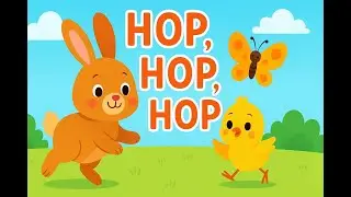 🎶 Hop, Hop, Hop | Fun Movement Song for Kids | Kids Songs | Nursery Rhymes
