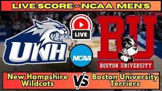 🔴 New Hampshire Wildcats vs Boston University Terriers NCAA Men&rsquo;s Basketball Live Score Update Dec 6