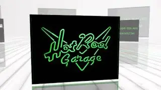 Hot Rod Garage Car Display Neon Light Sign