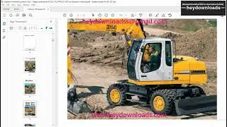 Liebherr Hydraulic excavator A 312 Litronic Operating instructions Manual 37405
