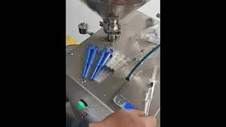 Small volume syringe gel filling machine