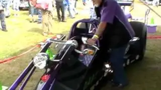 Custom Dragster-Trike Demonstration at the Hawley-Lake Wallenpaupack Classic Car Show