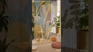 beaded curtains #viral #youtubeshorts #design #shorts