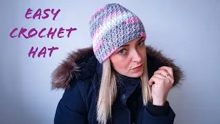 Left handed Crochet Hat for Beginners