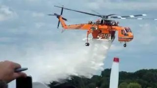 Skycrane water drop