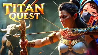 Titan Queste Mobile: Enfrentando o Lorde Minotauro ( Gameplay BR) BOSS Insano ☠️