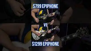 Deftones riff comparison🤘- $799 Vs. $1299 Les Paul Custom #guitar #epiphone #deftones