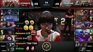 G2 vs WE | 2017 MSI Group Stage Day 2 | Twitch VOD with Chat