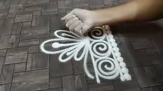 DailyDesign1#dailydesign#simplerangoli #shortrangoli#easyrangoli#simplerangoli #beginnersrangoli