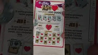 AS de ❤️. petite session de grattage FDJ 🥳🥳