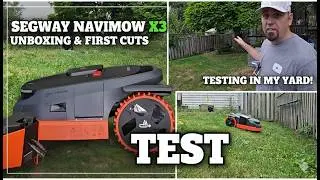 Segway Navimow X3 Review: UNBOXING & FIRST CUTS (Honest Test)