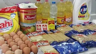 مشتريات شهر 7👈من المنتجات الغذائية👈لخزين الشهر جربت منتجات جديده لأول مره وراءي فيها بكل صراحه