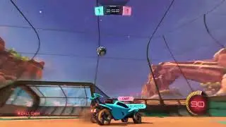 Playing rocket league, comp 3's