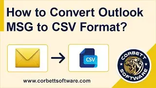 How to Convert MSG to CSV (Outlook MSG to Excel)