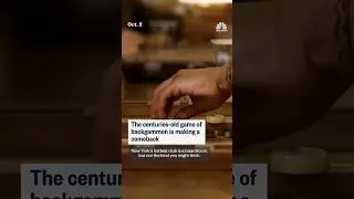 The centuries-old game of backgammon is making a comeback