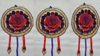 match sticks wall hanging craft ideas। match stick art and craft।