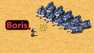Boris vs 10 Tank Destroyers - Red Alert 2